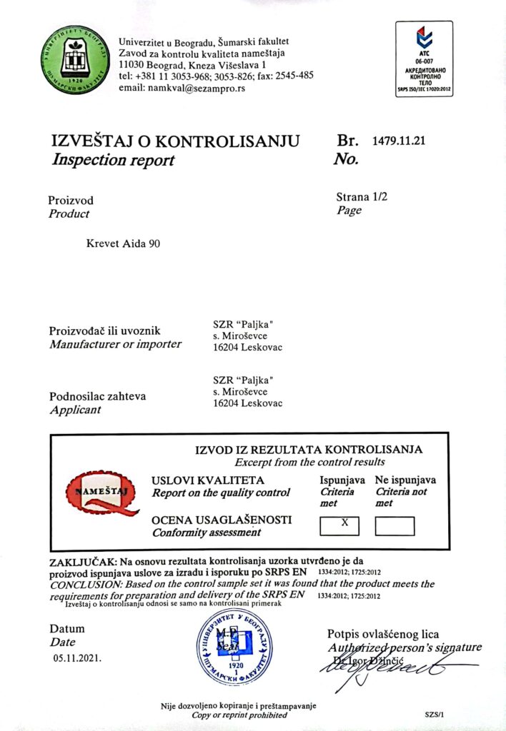 krevet Aida 200x90